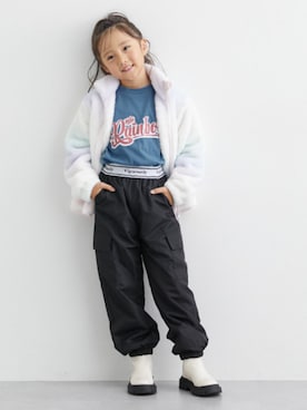 「nissen（ニッセン）のアイテム（ジャケット/アウター）」を使った、nissen Kids Modelsさん（キッズ・120cm）の秋コーディネート