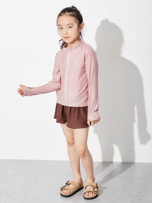 ☆人気☆【JILLSTUART】☆長袖カラー配色ラッシュガード型水着☆ JILLSTUART】長袖カラー配色ラッシュガード型水着