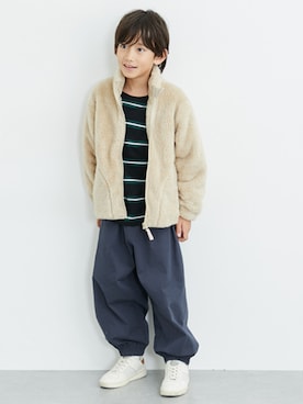 「nissen（ニッセン）のアイテム（ジャケット/アウター）」を使った、nissen Kids Modelsさん（キッズ・124cm）の秋コーディネート