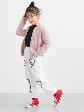 「nissen（ニッセン）のアイテム」を使った、nissen Kids Modelsさん（キッズ・120cm）の秋コーディネート