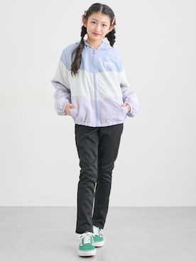 「アイテム（パンツ）」を使った、nissen Kids Modelsさん（キッズ・145cm）の冬コーディネート