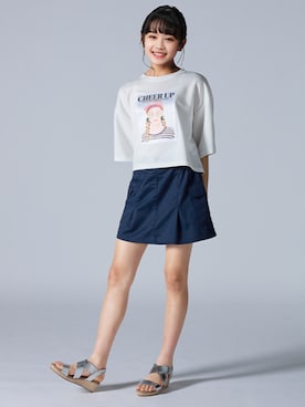 nissen Kids Modelsさん（キッズ・155cm）の夏コーディネート