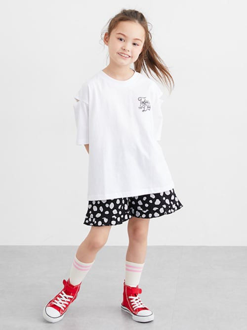litmus フリル付きホワイトショートパンツ 薄紫 フリル付きショートパンツ 90 - メルカリ