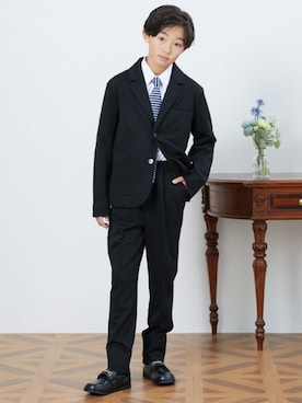 「QUNTSTYLE（キュントスタイル）のアイテム」を使った、nissen Kids Modelsさん（キッズ・147cm）の冬コーディネート