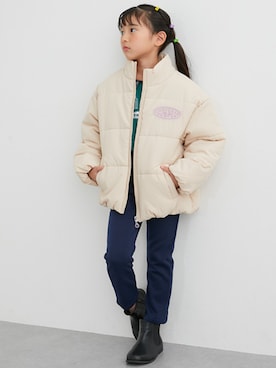 「nissen（ニッセン）のアイテム（ジャケット/アウター）」を使った、nissen Kids Modelsさん（キッズ・120cm）の冬コーディネート