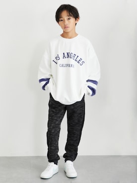 nissen Kids Modelsさん（キッズ・146cm）の冬コーディネート