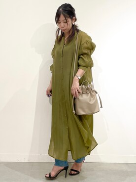 「体型カバー」｜ゆうきさん（レディース・150cm）の夏コーディネート