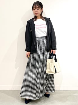 「アイテム（マウンテンパーカー）」を使った、ゆうきさん（レディース・150cm）の春コーディネート