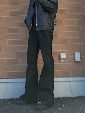 「Harley-Davidson（ハーレーダビッドソン）のアイテム」を使った、俺さん（メンズ・175cm）の冬コーディネート