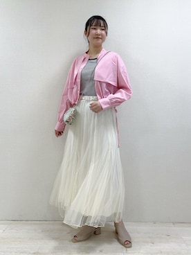 「gia14160」｜nogumiさん（レディース・160cm）の春コーディネート