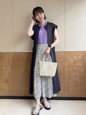 nogumiさん（レディース・160cm）の夏コーディネート