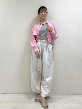 「gia14160」｜nogumiさん（レディース・160cm）の春コーディネート