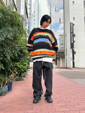 「A4A（エーフォーエー）のアイテム」を使った、立花さん（レディース・168cm）の秋コーディネート