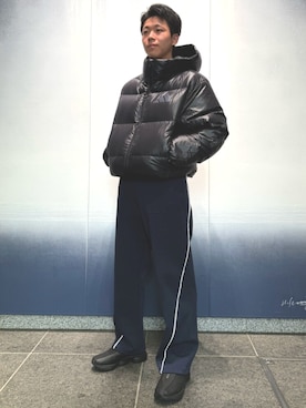 「adidas（アディダス）のアイテム（ジャケット/アウター）」を使った、MRさん（メンズ・174cm）の冬コーディネート