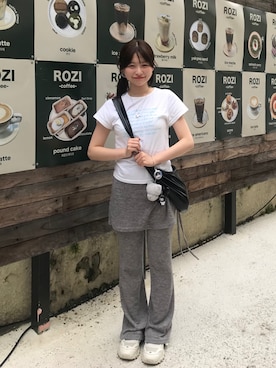 「DHOLIC（ディーホリック）のアイテム（パンツ）」を使った、okponさん（レディース・158cm）の夏コーディネート