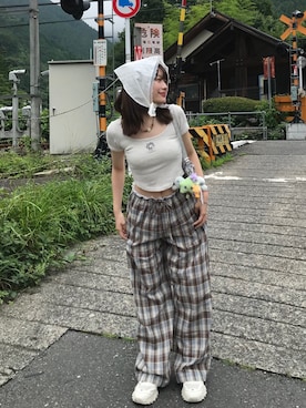 「夏」｜okponさん（骨格ストレート・レディース・158cm）の夏コーディネート
