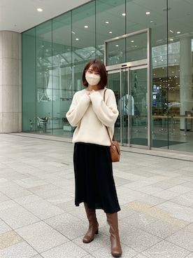 「titivate（ティティベイト）のアイテム」を使った、ushiyutvjさん（レディース・158cm）の冬コーディネート
