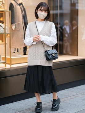 ushiyutvjさん（レディース・158cm）の冬コーディネート