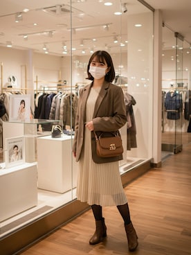 「titivate（ティティベイト）のアイテム」を使った、ushiyutvjさん（レディース・158cm）の冬コーディネート