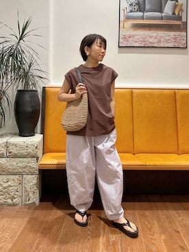 「152cm」｜YUKI KAWAIさん（レディース・152cm）の夏コーディネート