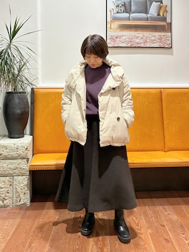 「完声ボトムス」｜YUKI KAWAIさん（レディース・152cm）の秋コーディネート