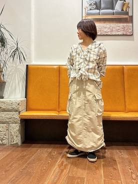 YUKI KAWAIさん（レディース・152cm）の春コーディネート