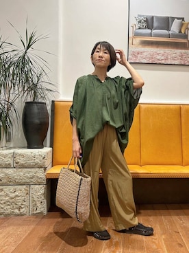 「152cm」｜YUKI KAWAIさん（レディース・152cm）の夏コーディネート
