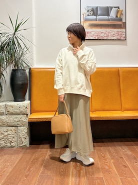 YUKI KAWAIさん（レディース・152cm）の冬コーディネート