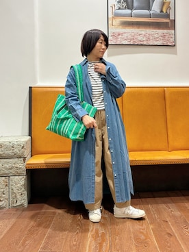 YUKI KAWAIさん（レディース・152cm）の春コーディネート