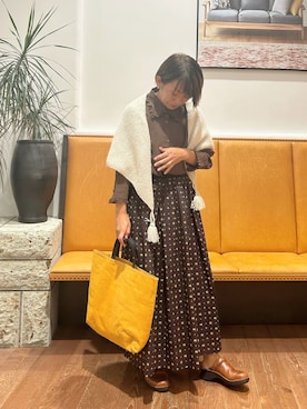 YUKI KAWAIさん（骨格ナチュラル・レディース・152cm）の秋コーディネート