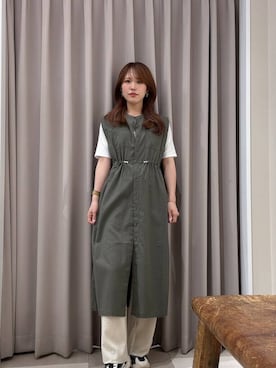 「初夏のお出掛けコーデ」｜「アイテム（ワンピース/ドレス）」を使った、Rioriさん（レディース・167cm）の夏コーディネート