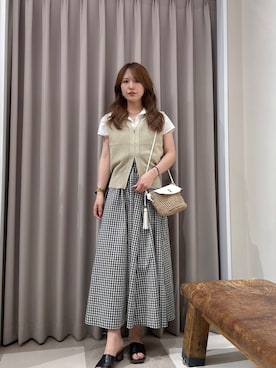 「イエべ秋」｜Rioriさん（レディース・167cm）の夏コーディネート