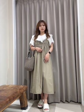 「イエべ秋」｜Rioriさん（レディース・167cm）の夏コーディネート