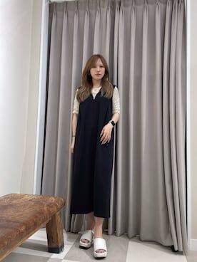 「アイテム（ワンピース/ドレス）」を使った、Rioriさん（レディース・166cm・20代）の夏コーディネート