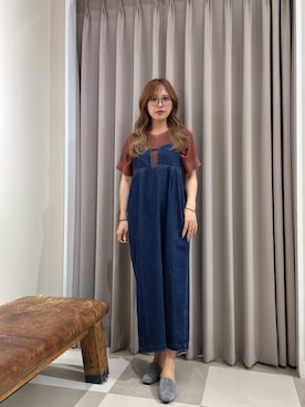 「アイテム（ワンピース）」を使った、Rioriさん（レディース・166cm）の夏コーディネート