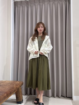 「アイテム（ワンピース）」を使った、Rioriさん（レディース・166cm・20代）の夏コーディネート