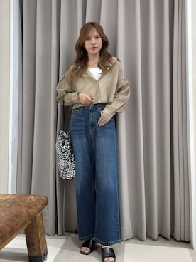「アイテム（トートバッグ）」を使った、Rioriさん（レディース・166cm・20代）の夏コーディネート