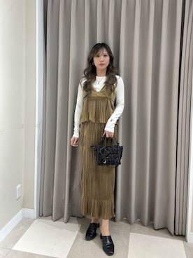 「ITEMS URBANRESEARCH（アイテムズ アーバンリサーチ）のアイテム」を使った、Rioriさん（レディース・166cm）の春コーディネート