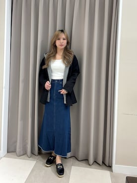 Rioriさん（レディース・166cm）の春コーディネート