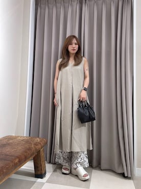 「柄物」｜Rioriさん（レディース・167cm）の夏コーディネート