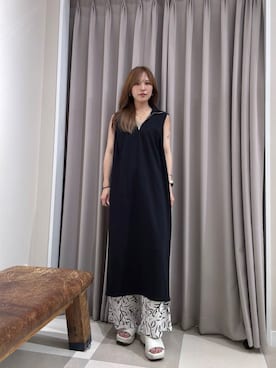 「柄物」｜Rioriさん（レディース・167cm）の夏コーディネート