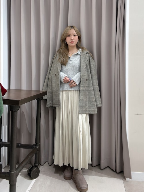 セール】ネップミックスポロニット（ニット/セーター）｜ITEMS