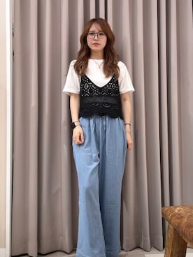 「初夏のお出掛けコーデ」｜Rioriさん（レディース・167cm）の夏コーディネート