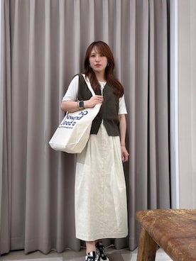 「イエべ秋」｜Rioriさん（レディース・167cm）の夏コーディネート
