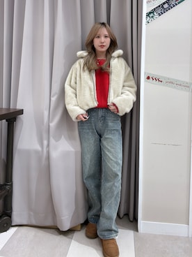 「アイテム（テーラードジャケット）」を使った、Rioriさん（レディース・166cm）の秋コーディネート