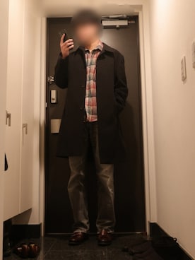 「FIVE BROTHER（ファイブブラザー）のアイテム」を使った、山登り太郎さん（メンズ・182cm）の冬コーディネート