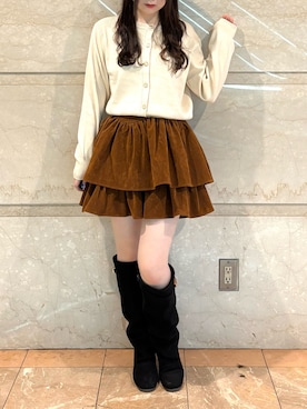 「アイテム（トレンチコート）」を使った、ayakaさん（レディース・153cm）の秋コーディネート
