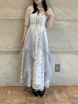 「dazzlin（ダズリン）のアイテム（ワンピース/ドレス）」を使った、ayakaさん（レディース・153cm）の春コーディネート