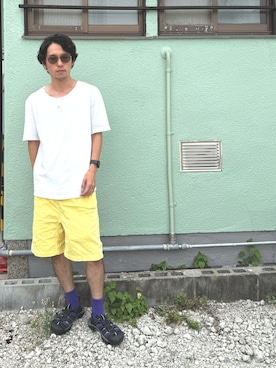 「アイテム（パンツ）」を使った、BEERadekoさん（メンズ・163cm・30代）の夏コーディネート