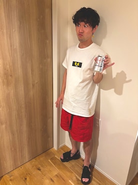 「NIKE（ナイキ）のアイテム」を使った、kode5320さん（メンズ・163cm）の夏コーディネート